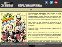 Tablet Screenshot of hotelcochambre.com